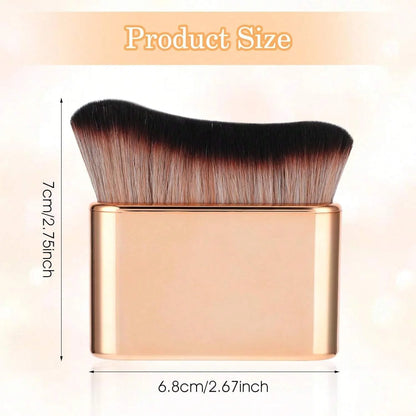 Self Tan Brush Soft Body Makeup Brush Portable Self Tanning Brush Self Tanner Face Brush For Body & Leg Makeup(Rose Gold) Beauty World Shop