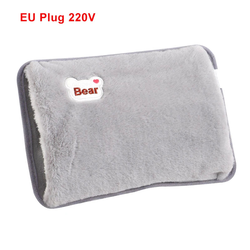 Electric Hot Water Bag Winter Portable Soft Electric Hand Warmer Rechargeable Reusable Explosion-Proof Warming Hand Pillow Beauty World Shop