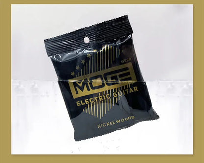 MOGE Hexagonal Carbon Steel Electric Guitar Strings Nickel Alloy Super Light Tension Accessories Beauty World Shop