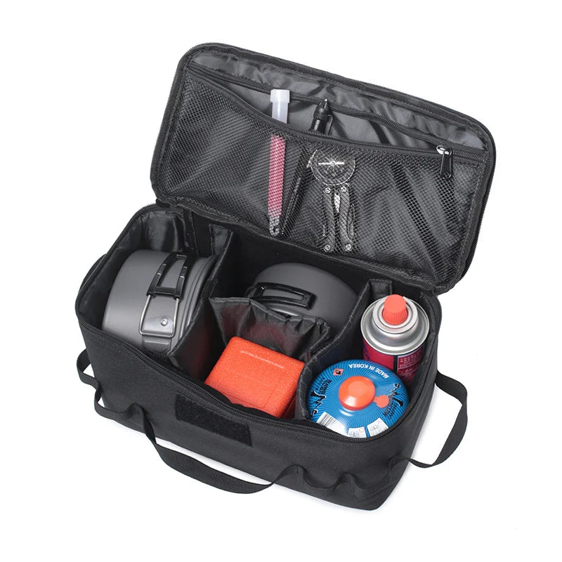 Outdoor Tool Bags Camping Gas Tank Storage Bag Large Capacity Ground Nail Gas Canister Picnic Cookware Multifunction Kit BagsOut Beauty World Shop