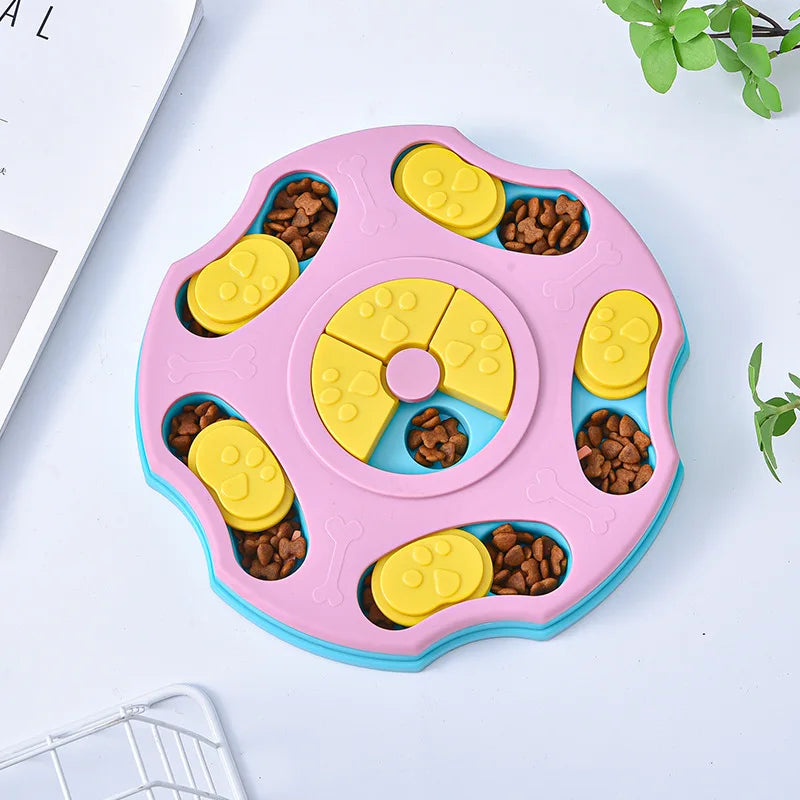 Dog Puzzle Toys Slow Feeder Interactive Increase IQ Food Dispenser Non-Slip Slowly Eating Bowl Cat Dogs Food Games Beauty World Shop