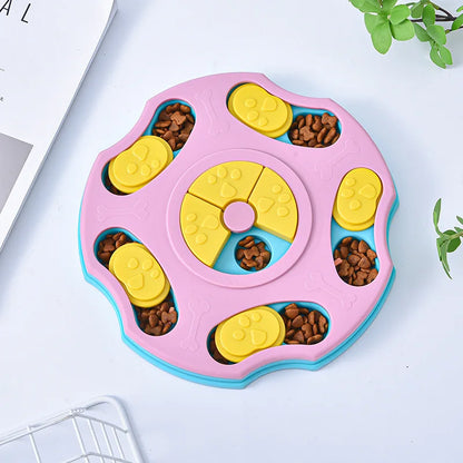 Dog Puzzle Toys Slow Feeder Interactive Increase IQ Food Dispenser Non-Slip Slowly Eating Bowl Cat Dogs Food Games Beauty World Shop