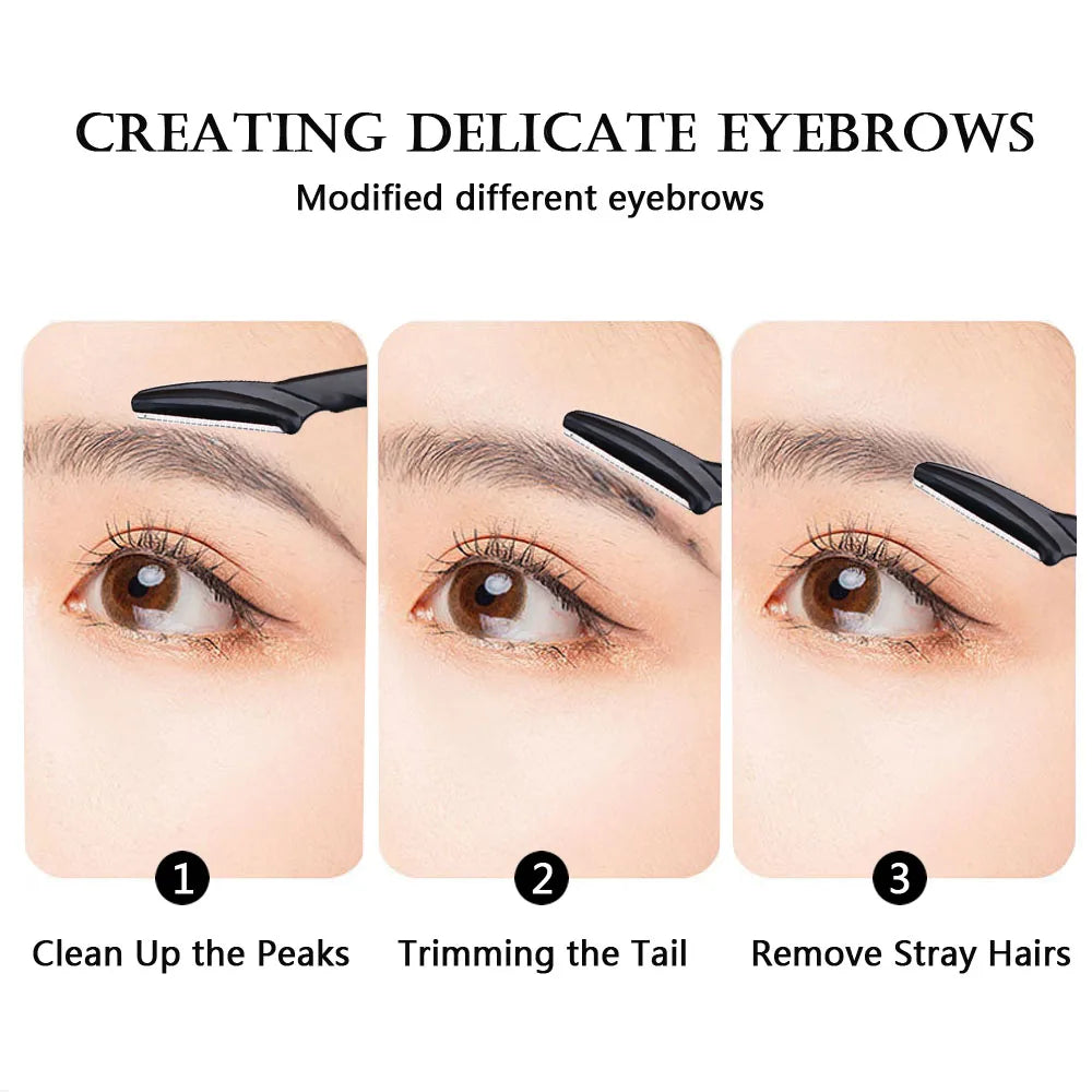 Eyebrow Trimmer Knives Portable Face Razor Hair Remover Eye Brow Epilation Hair Removal Cutter Shaver Blades Makeup Tools Beauty World Shop