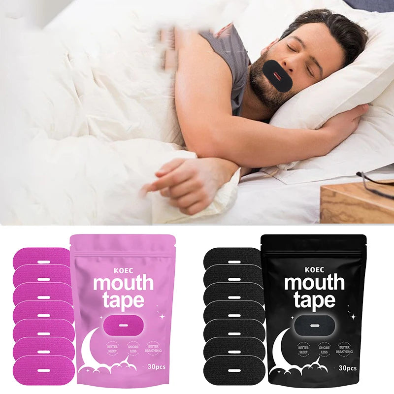 Stop Snoring Patch Nose Breathing Correction Improve Sleeping Promoting Better Breath Portable Night Sleep Mouth Orthosis Tape Beauty World Shop