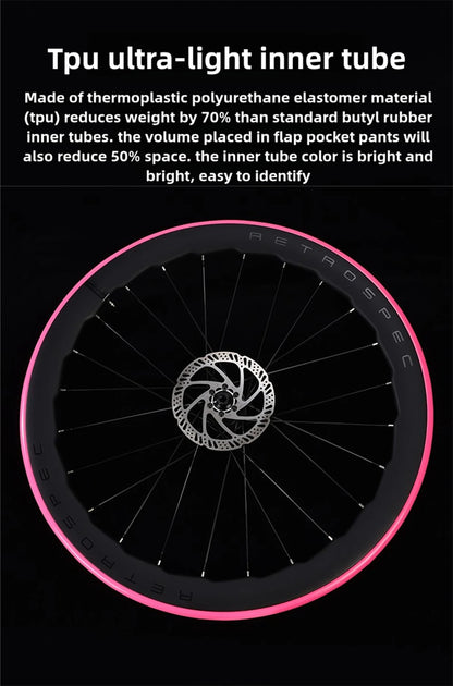 NPY 1Pcs Ultralight 28g Bike TPU Inner Tube 700X18 25 28 32 Road Bicycle TPU Material Tire 65mm Length French Valve Beauty World Shop