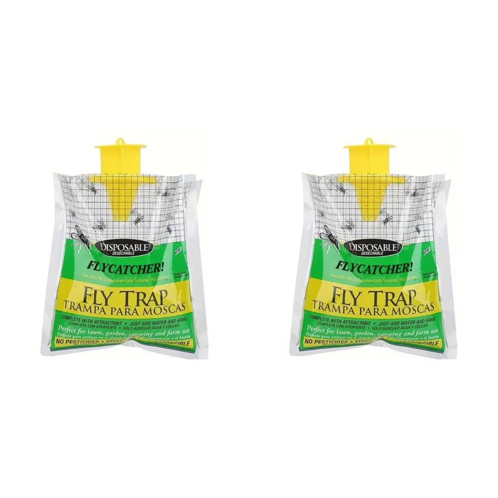 1-30Pcs Hanging Fly Trap Disposable Fly Catcher Bag Mosquito Trap Catcher Fly Wasp Insect Bug Killer Flies Trap for Outdoor Beauty World Shop