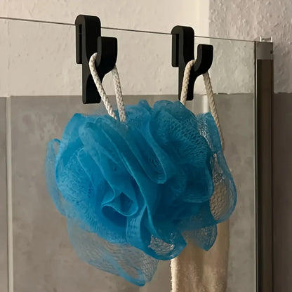 3D Shower Door Towel Hook for 8mm Glass Doors Bathroom Hanger for Clothes Towel Bathrobes Laundry Dormitory Apartment Beauty World Shop