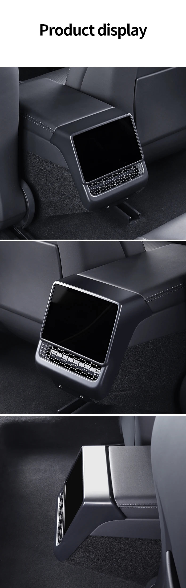 YZ For Tesla Model 3 Y Highland Juniper Rear Center Console Air Vent Cover Vent Outlet Dust Cover Car Styling Interior Accessory Beauty World Shop