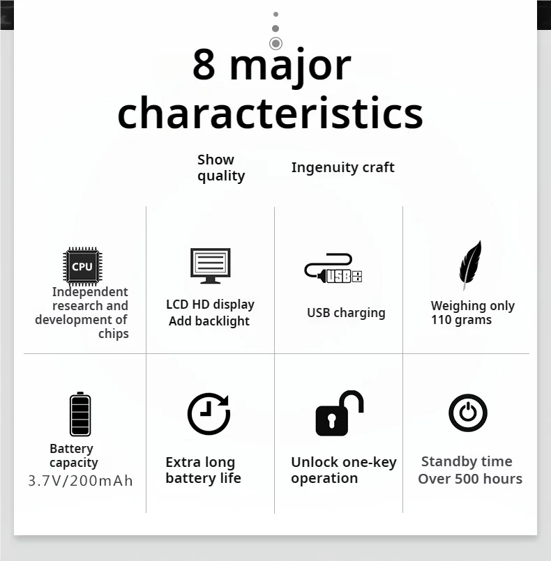 Timer Padlock LCD HD Display Add Backlight Zinc Alloy 99 Hours Max Timing Super Long Standby Anti-addiction Electronic Lock Beauty Trend Shop