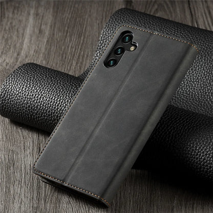 Leather Phone Case For Samsung S26 S25 edge S24 S23 FE S22 Ultra S21 S20 S10 Plus Note 20 10 9 Magntic Flip Card Wallet Cover Beauty World Shop