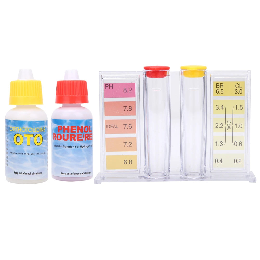 PH Chlorine Water Quality Test Kit Swimming Pool Tester Water Testing Box Beauty World Shop