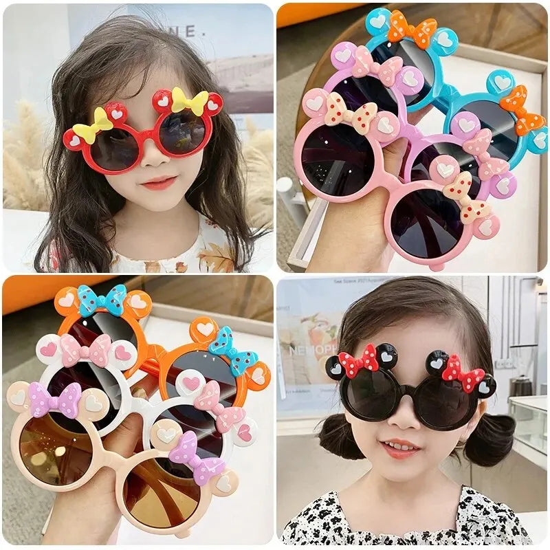 New Children Cute Cartoon UV400 Sunglasses Boys Girls Colors Outdoor Kids Sun Protection Sunglasses Baby Sport Shades Glasses Beauty World Shop