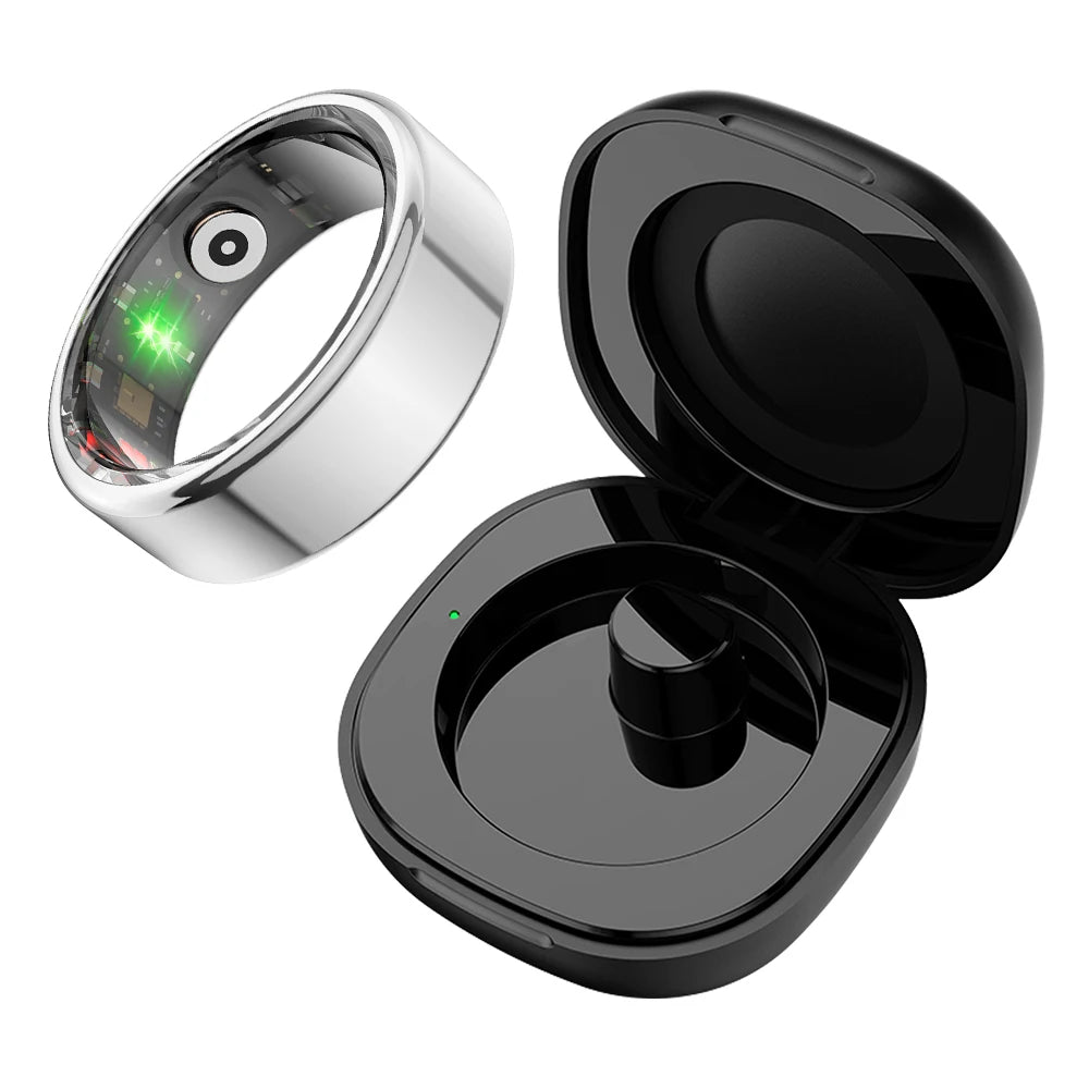 2024 COLMI R02 Smart Ring with Charging Case for Men Women, Battery Life, 39 Days, Health Monitor, 5ATM Waterproof Beauty World Shop