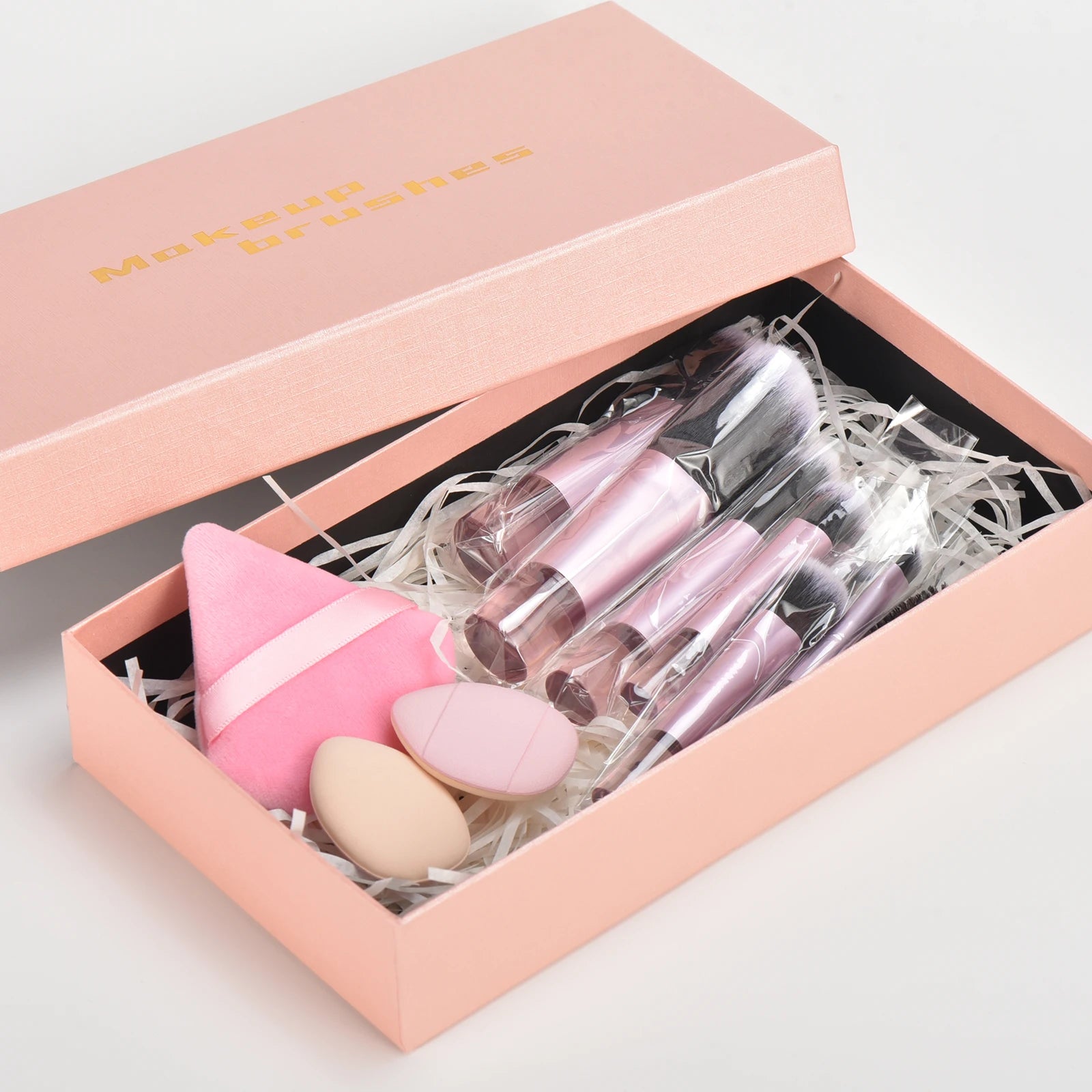 10 color Mini makeup brush Travel portable Makeup Tool Makeup Puff - Palm Brush Professional Makeup tool set Christmas gift Beauty World Shop