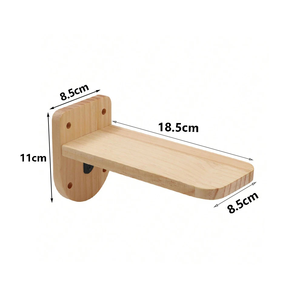 Cat Wall Climbing Shelf Steps Ladder Scratching Post Scratcher Bed Hiding House for Cats Tree Tower Pet Furniture Accessories Beauty World Shop