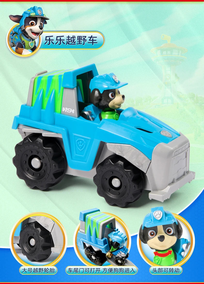 New Original PAW PATROL Vehicle Car Ryder Tracker Everest Chase Rex Skye Rocky Marshall Zuma Action Figure Toy Kid Birthday Gift Beauty World Shop