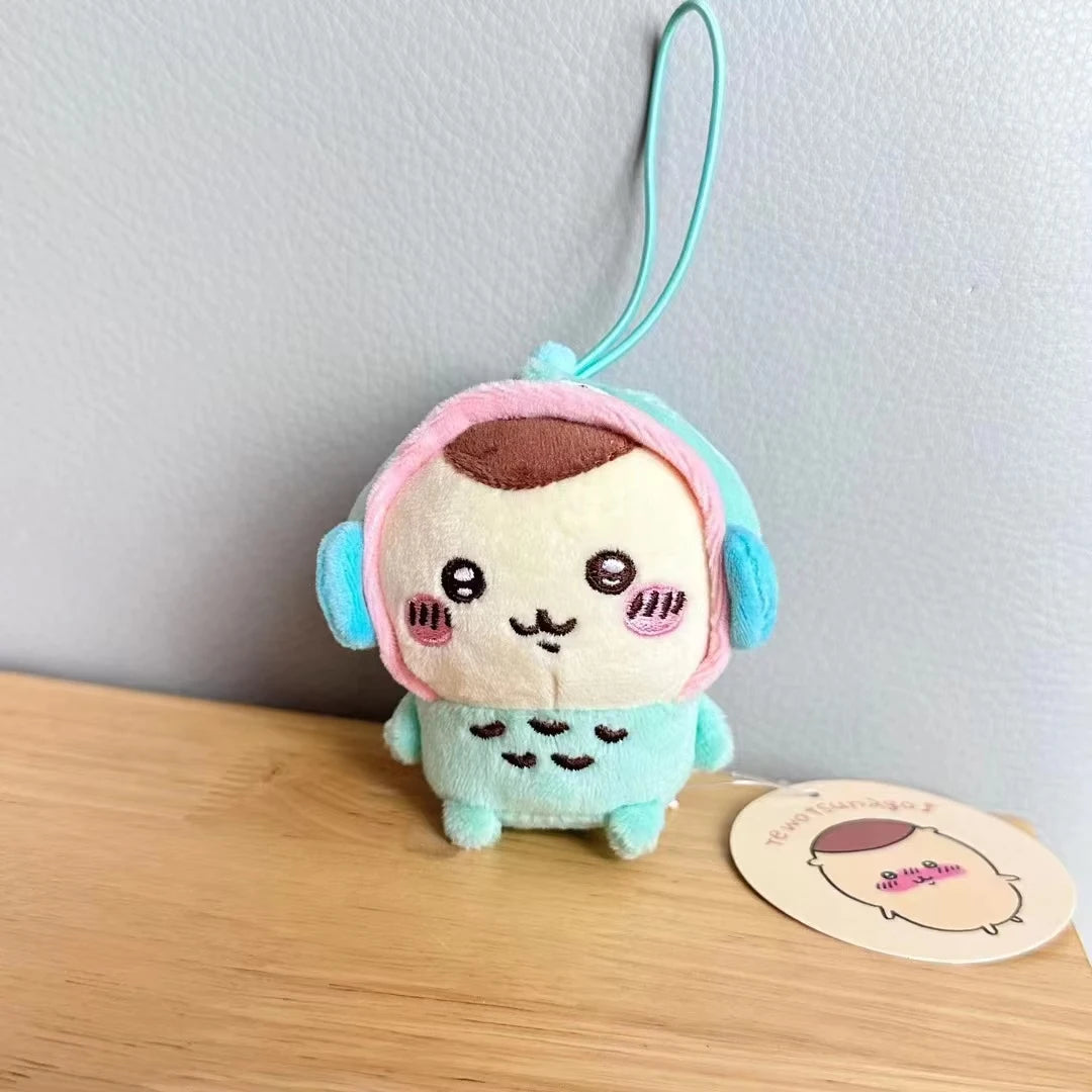 Chiikawa Self-deprecating Bear Collaboration Sanrioin Plush Doll Helo Kiity1 Melodyi Kuromev Sachiji Plush Toy Keychain Decorate Beauty World Shop