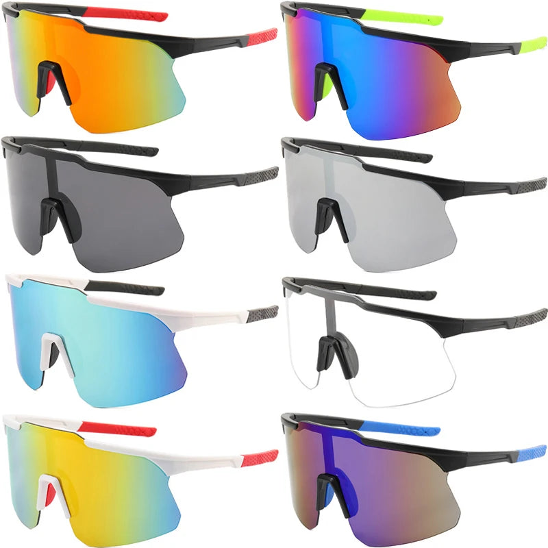 1/2/8pcsPolarized Cycling Sunglasses Outdoor Sport Cycling Riding Running Skiing Goggle Windproof Fishing Eyewear for Men Women Beauty World Shop