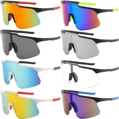 1/2/8pcsPolarized Cycling Sunglasses Outdoor Sport Cycling Riding Running Skiing Goggle Windproof Fishing Eyewear for Men Women Beauty World Shop