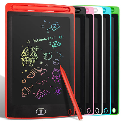 6.5/8.5/10/12 Inch LCD Drawing Tablet for Kids, Rechargeable Erasable Board with Pen, Travel Educational Toy Gift for Boys Girls Beauty Fashion