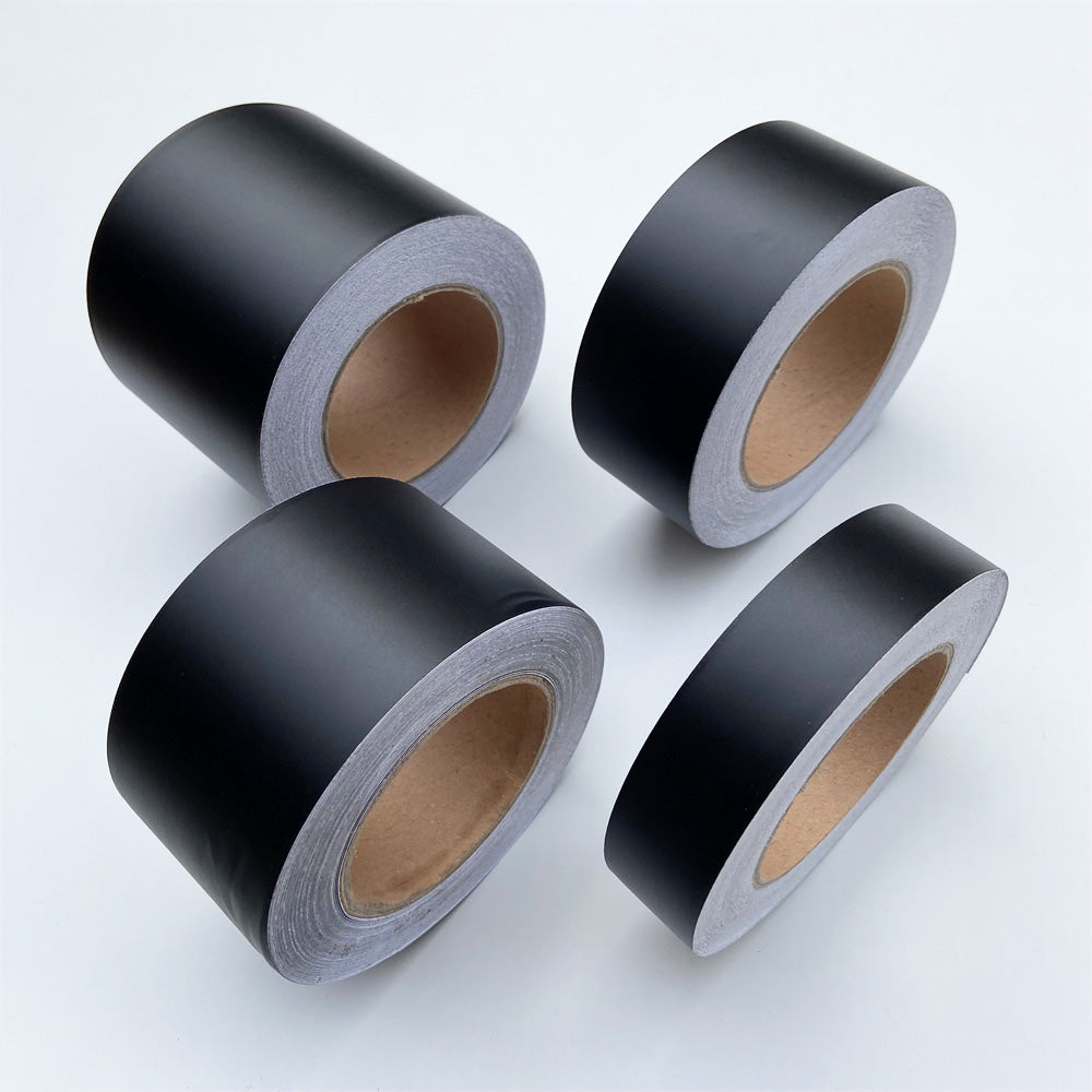 3/5/7/10CM Black Matte Vinyl Tape Window Trim Film Chrome Delete Vinyl Wrap Roll For Car Pillar Hood Roof Beauty World Shop