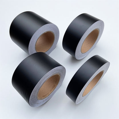 3/5/7/10CM Black Matte Vinyl Tape Window Trim Film Chrome Delete Vinyl Wrap Roll For Car Pillar Hood Roof Beauty World Shop