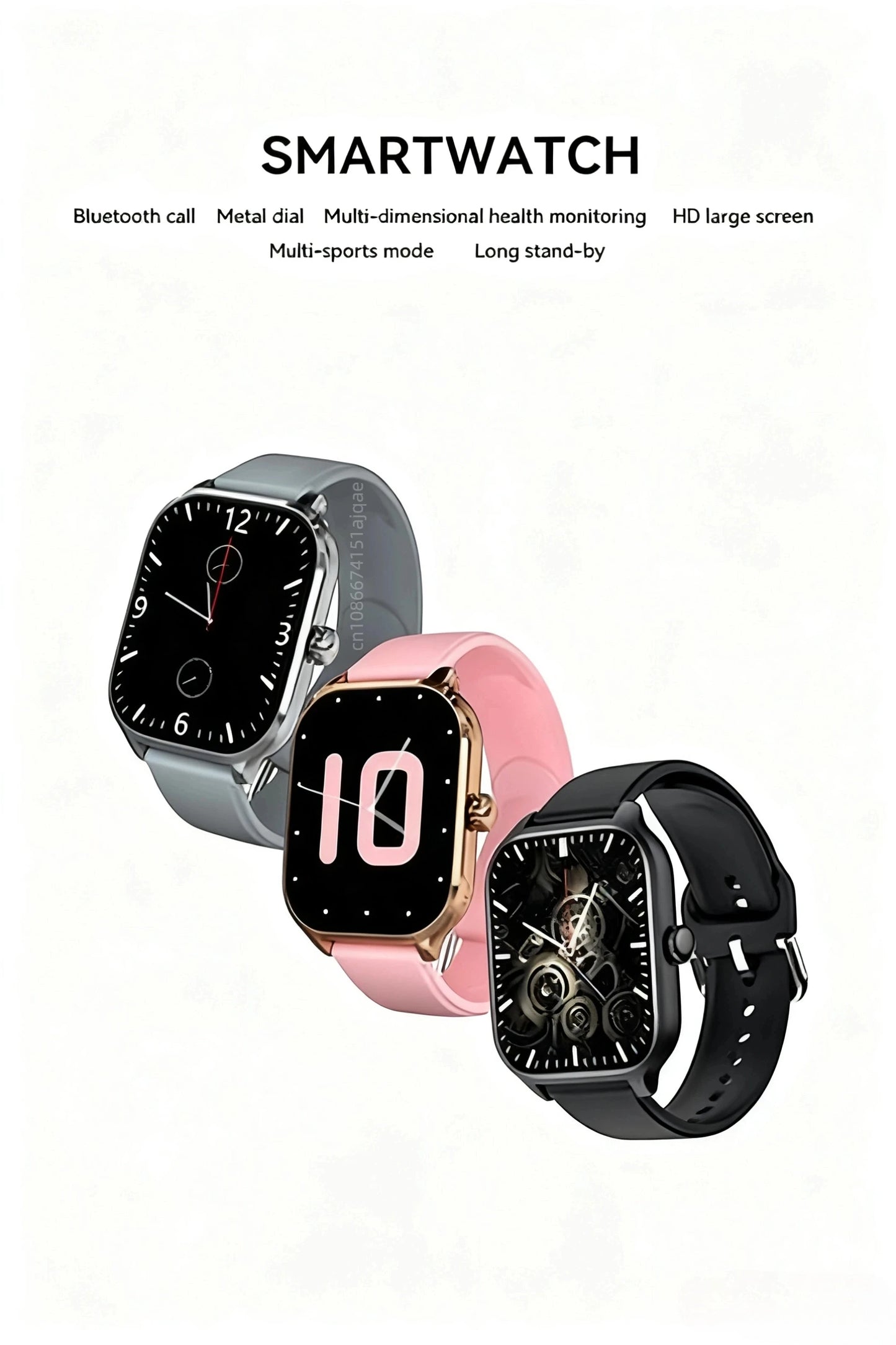 HOMEFISH H9 Intelligent Watch Bluetooth Call Remote Photography Sleep Monitoring Multiple Sports Modes Heart Rate Blood Beauty World Shop