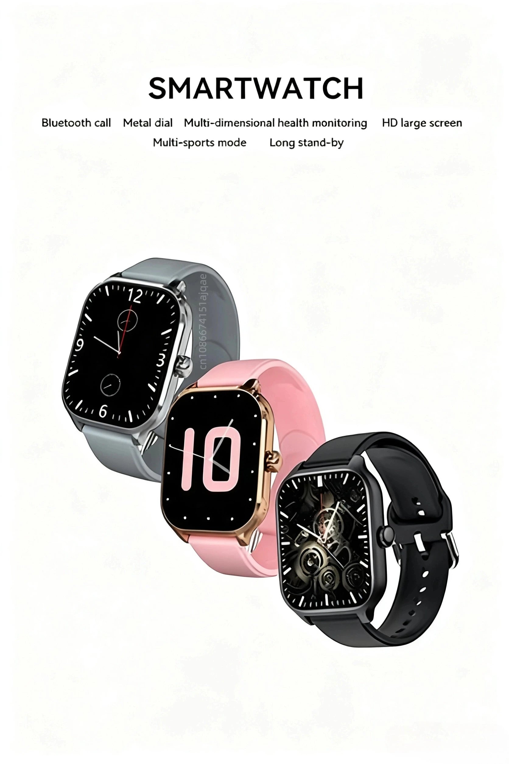 HOMEFISH H9 Intelligent Watch Bluetooth Call Remote Photography Sleep Monitoring Multiple Sports Modes Heart Rate Blood Beauty World Shop