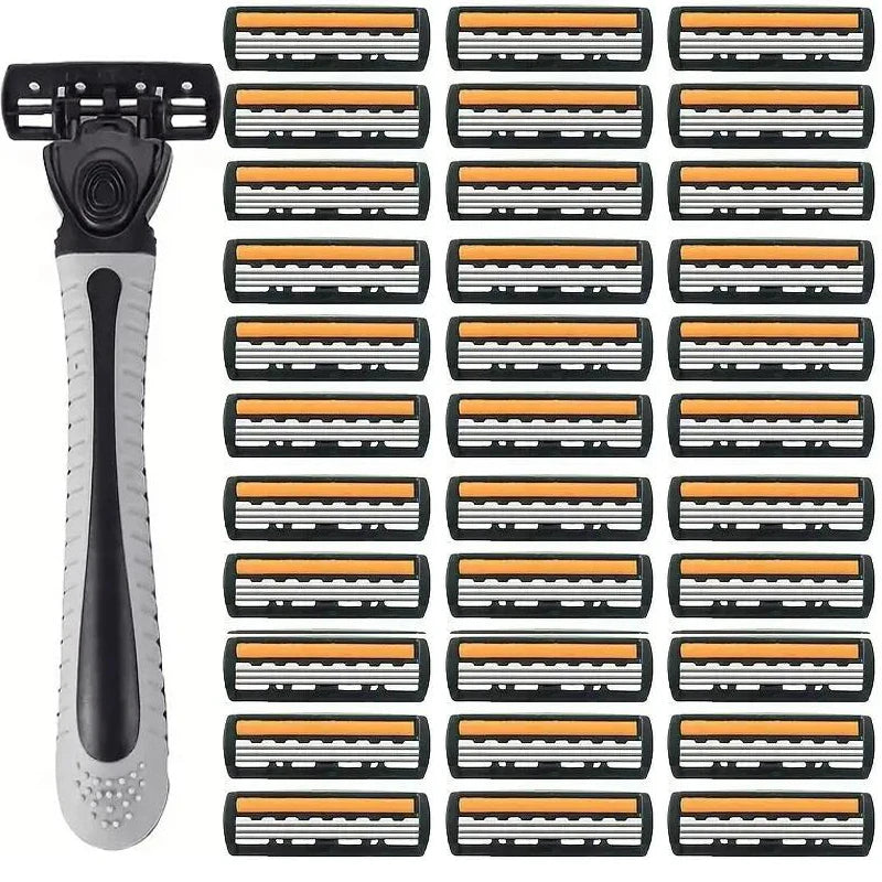 Shaver Brand New Design Men Razor Shaving two Layer Shaver Reusable Razor Imported Blade Multi Tool Head Change Beauty World Shop