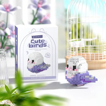 Kawaii Cute Bird Small Building Blocks Set Creative Educational Building Toys For Boys Girls Toys Suitable For Decorate Beauty World Shop