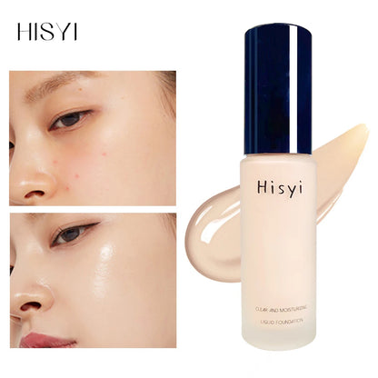 Liquid foundation naturally covers flaws without sticking powder, plain face cream, transparent foundation, conceals blemishes Beauty World Shop