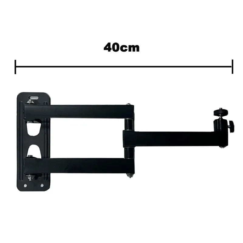 Foldable Wall Mount Projector Bracket Aluminum Alloy Retractable Durable Devices Holder for Home Bedside Hotel Office Beauty World Shop