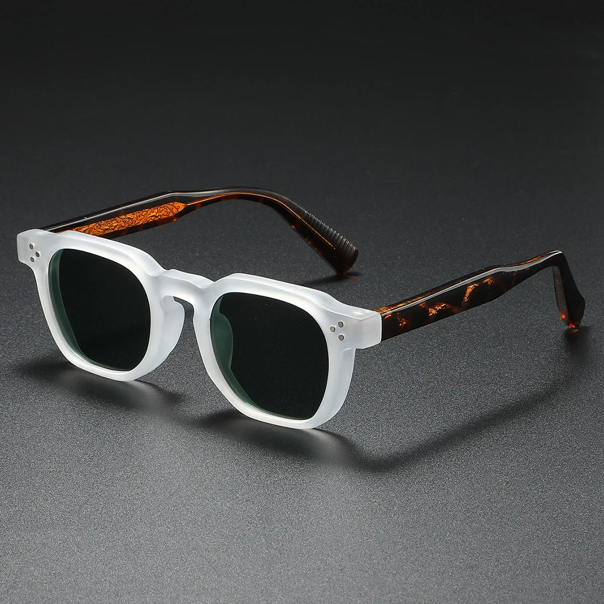 New Polarized Sunglasses Unisex Metal Core CP Square Sun Glasses Rivets Women Shades Driving Glasses Beauty World Shop