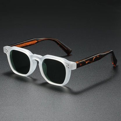 New Polarized Sunglasses Unisex Metal Core CP Square Sun Glasses Rivets Women Shades Driving Glasses Beauty World Shop