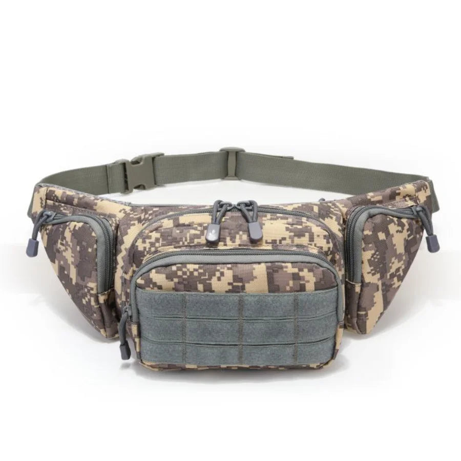 Men Waist Bag Belt Bumbag Waterproof Nylon Molle EDC Fanny Phone Pouch for Hunting Climbing Camping Beauty World Shop