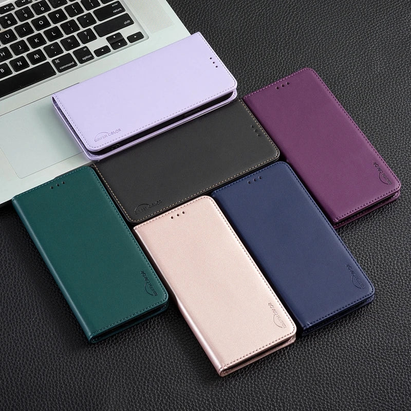 For Samsung Galaxy S25 FE Case Magnetic Flip Phone Case on For Fundas Samsung S25 FE S25FE 5G SM-S731B Leather Card Cover Coque Beauty World Shop