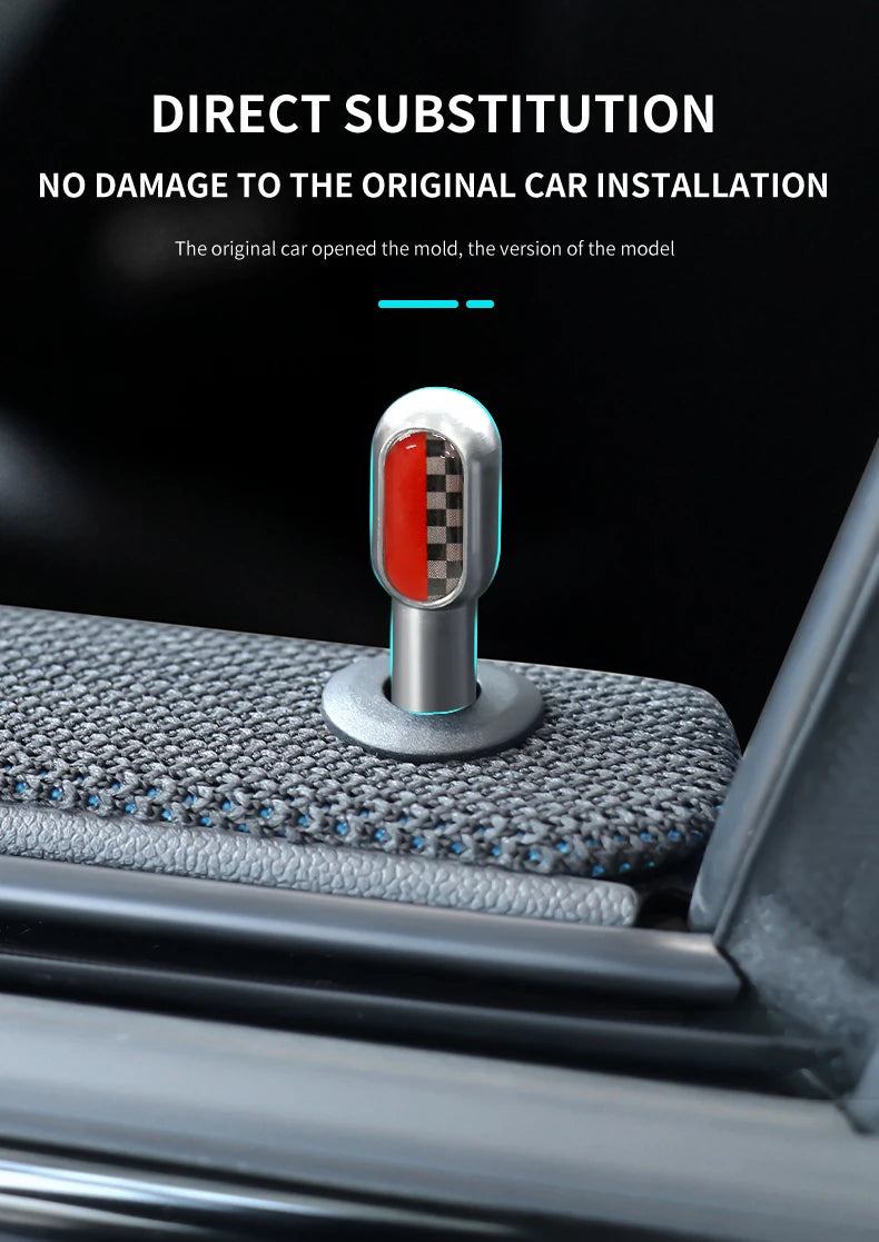 Car Door Pin Decorative For BMW Mini Cooper S F56 F55 F54 F60 R56 R60 F65 U25 Clubman Countryman Metal Car Interior Accessories Beauty World Shop