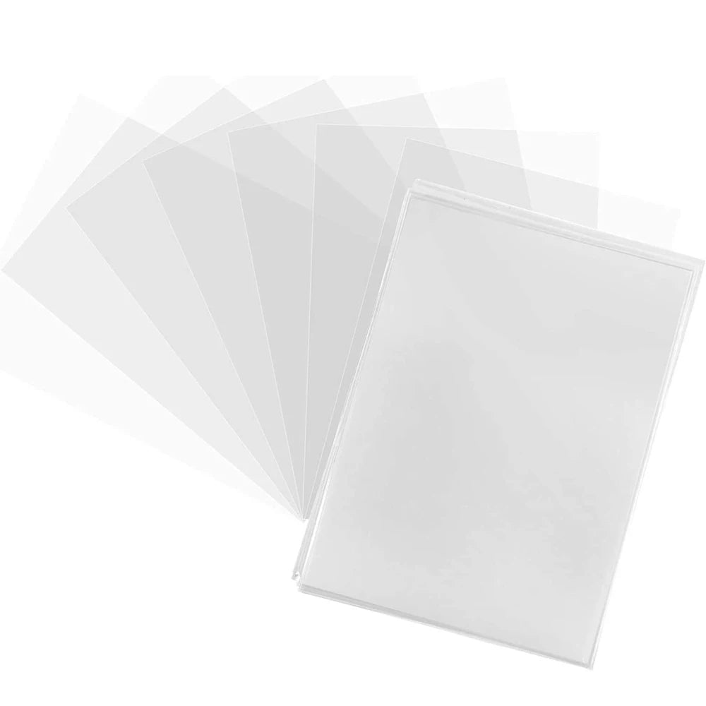 100 Pcs Transparent Playing Card Cover Clear Protector Sleeve Holder For Pokemon Board Game ID Trading Folder Photo Pouch Kit Beauty World Shop