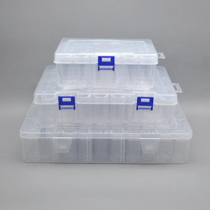 5 pcs Transparent Lockable Box Small Object Storage Box Fishing Gear Accessories Box Plastic Material Beauty Trend Shop