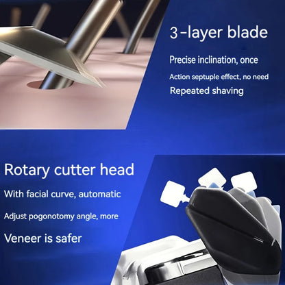 NEW Shaver Men Razor Shaving 3 Layer Stainless Blade Shaver Reusable Safety Razor Hair Removal Shaver Imported Blade Multi Tool Beauty World Shop