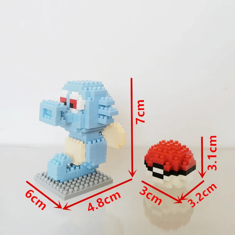 75 Style Building Blocks Assembly Anime Picachu Charizard Doll Blastoise Bulbasaur Gengar Bricks Figures Toy for Kid Gift Beauty World Shop