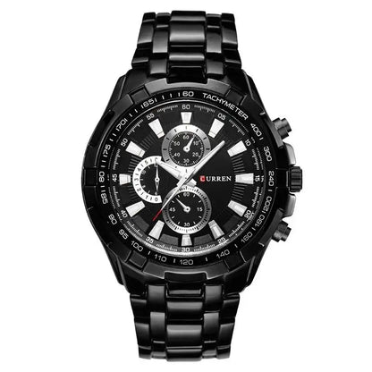 CURREN 8023 Quartz Watch Men Waterproof Sport Military Watches Mens Business Stainless Steel Wristwatch Male Clock reloj hombre Beauty World Shop