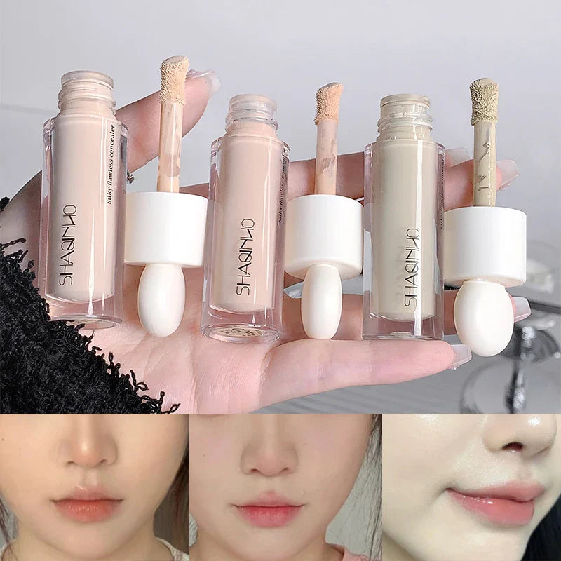 SHAQINUO Flawless Hydrating Concealer - Brightens Dark Circles & Smooths Tear Troughs | Long-lasting Formula, Non-cakey Finish Beauty Trend Shop