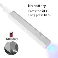 No battery White