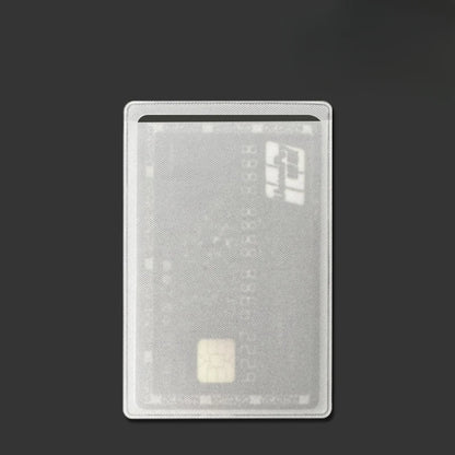 12PCS PVC Waterproof Transparent Card Holder Plastic Card id Holders Case To Protect Credit Cards Card Protector Cardholder Bags Beauty World Shop