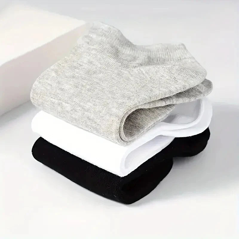 5/10-Pack Unisex Comfort-Fit Ankle Socks For All, Breathable & Lightweight - Ideal For Sports & Daily Wear Beauty World Shop