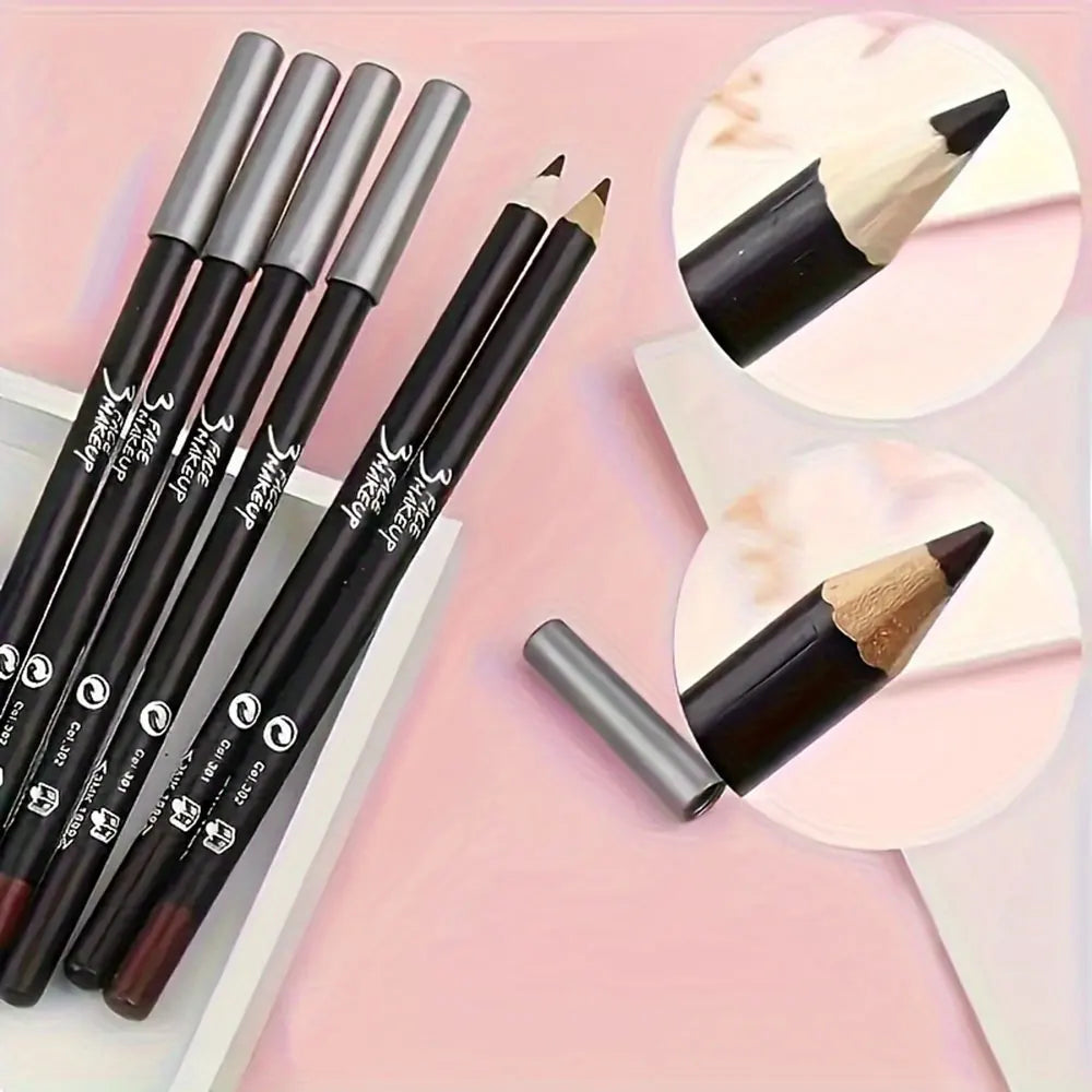 Eyeliner Pen, Waterproof And Sweatproof, Long Lasting Smudge ProofHard Refill Eyebrow Pencil Eye Beauty Trend Shop