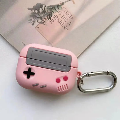 Fashion Classic Retro Game Console Earphone Case For Airpods 4 1 2 3 Pro For AirPods Pro2 Generation Gameboy Silicone Headpho