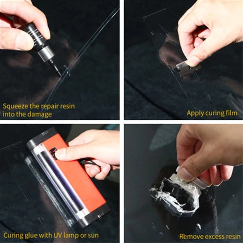 DIY Car Windshield Cracked Repair Tool Upgrade Auto Glass Nano Repair Fluid Windscreen Scratch Crack Restore Auto Window Repair Beauty World Shop