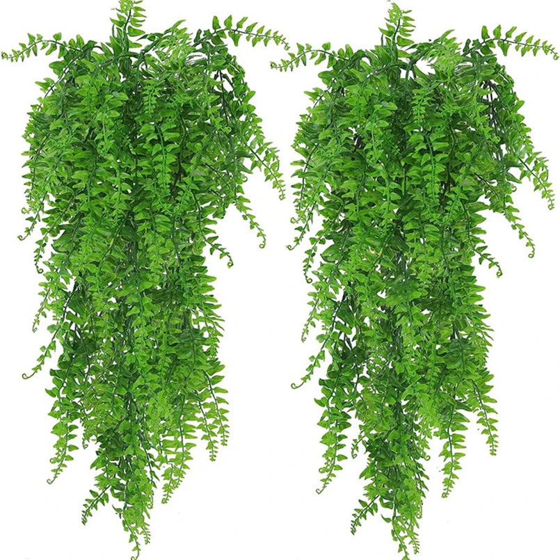 1/2PCS Green Artificial Plants Christmas Home Garden Bedroom Balcony Desktop Table Bonsai Wedding Party Decor Fake Plastic Grass Beauty World Shop